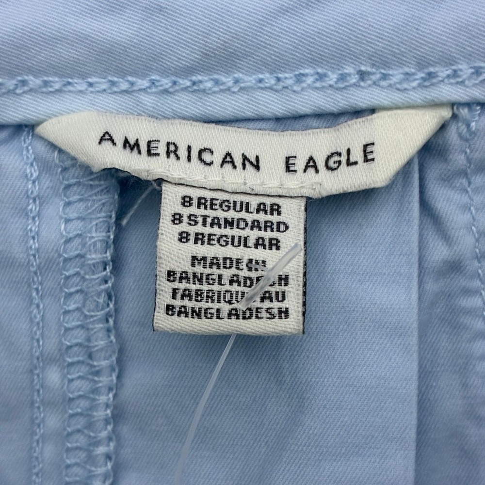 American Eagle Pleated Solid Mini Skirt Light Blu… - image 5